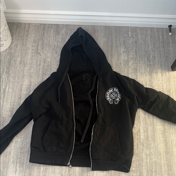 Chrome Hearts Black Hoodie Jacket - Picture 1 of 2